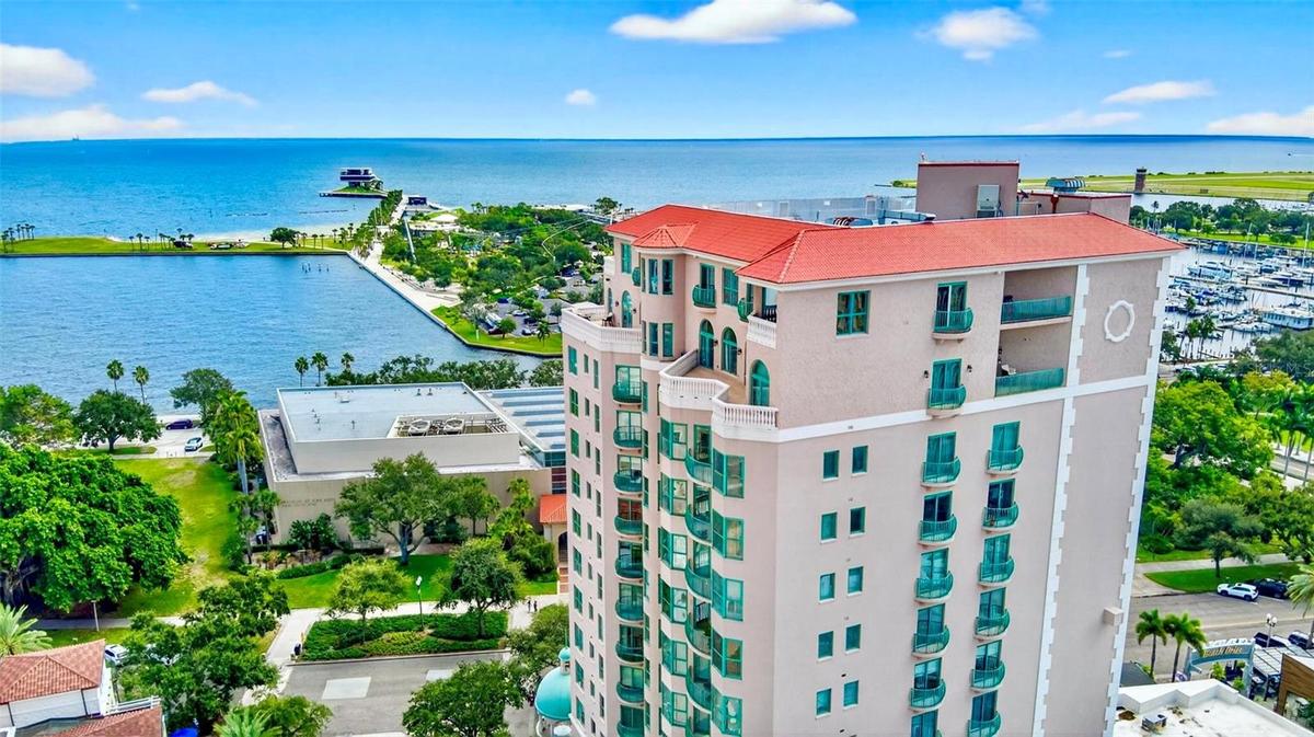 Aerial Cloisters on Beach Drive
