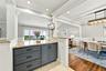 Lots of storage built in to the kitchen island