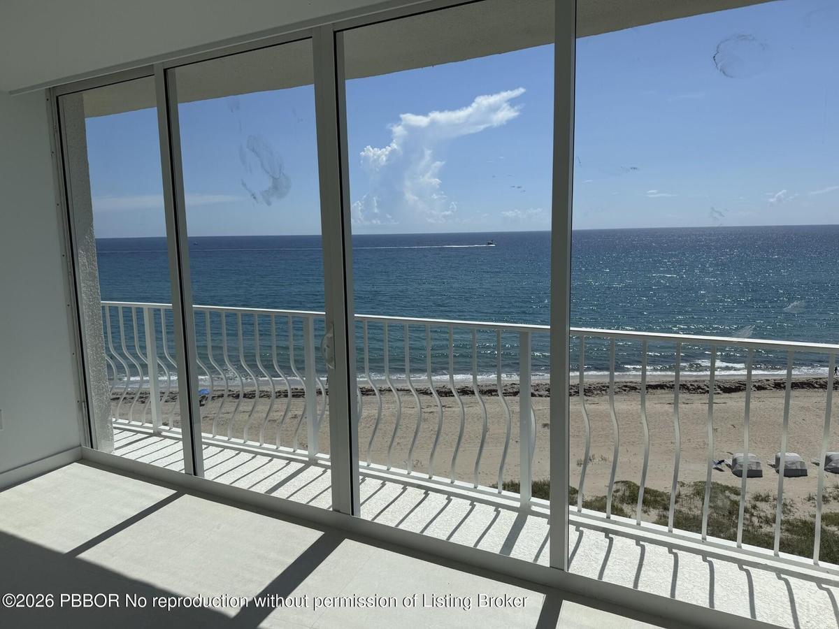 Ocean view from primary bedroom