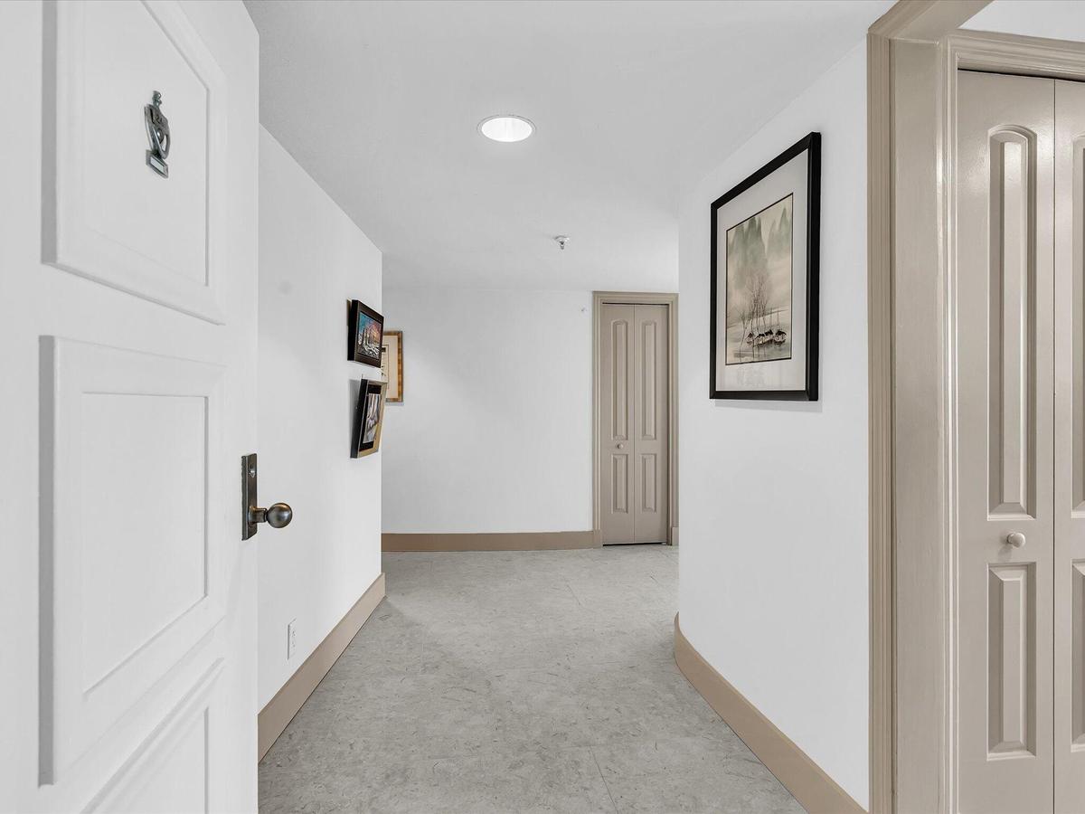 Wide hallway entrance