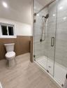 2nd Floor Bathroom. Digitally Staged w/Shower Doors