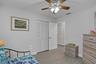 Split Floor Plan assures privacy for all and a renovated bathroom for both.