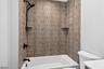 Main Bath with tub and shower