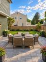 Virtually staged patio