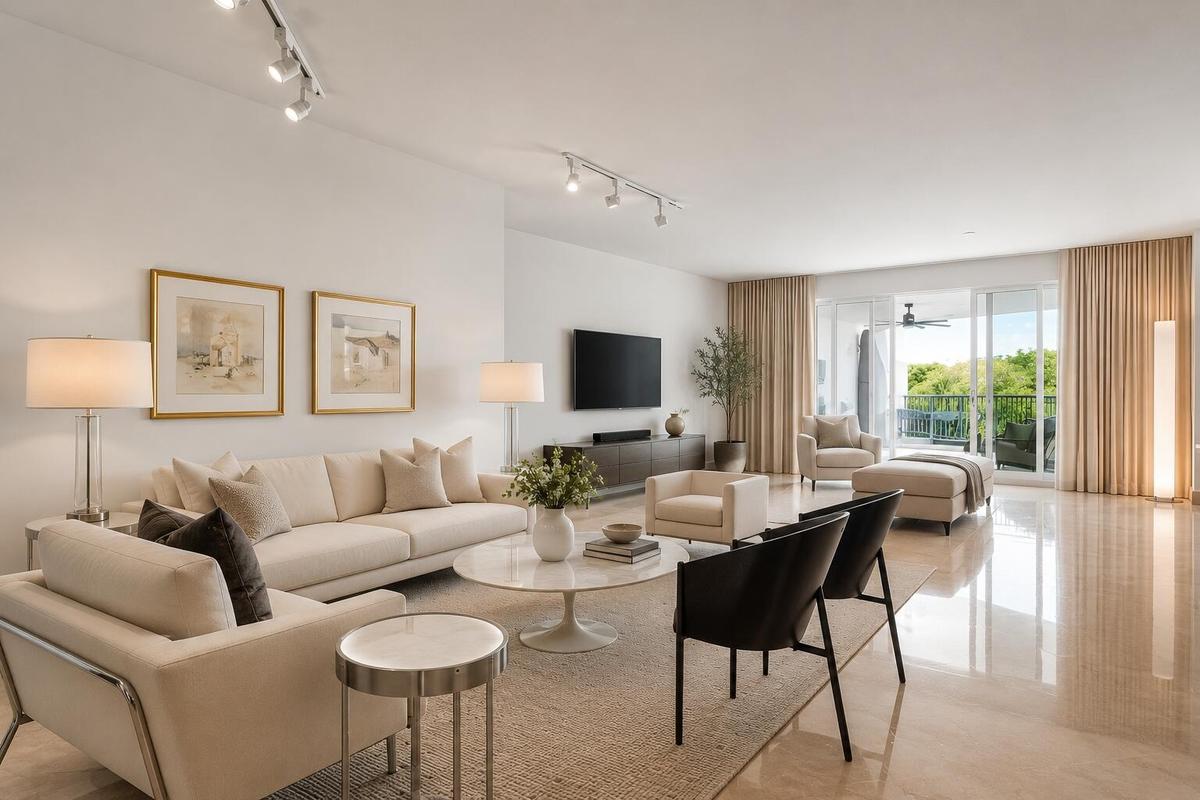 Main Open Living Space-Virtually Staged
