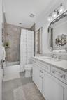 One sink with combo shower/tub