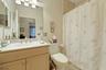 2nd bathroom with tub