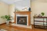 Gas Fireplace-Marble Surround