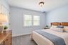 Virtually staged bedroom 3