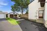 Driveway double car garage
