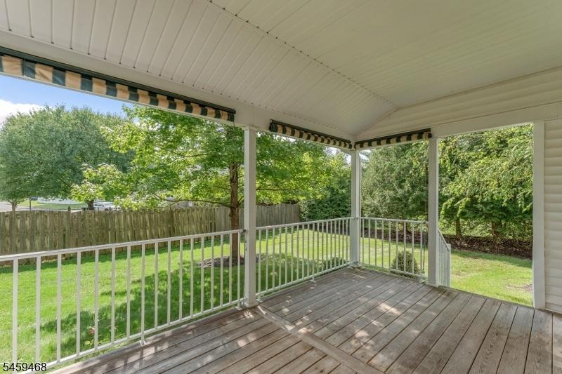 Covered Porch View of Yard