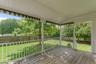 Covered Porch View of Yard