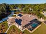 Aerial view of the main house.