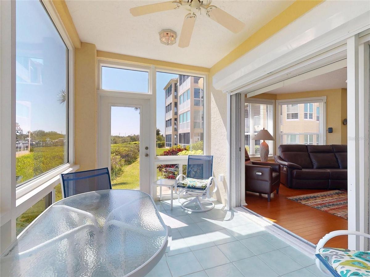 Enclosed Terrace from Living Room