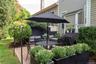 Outdoor terrace off-kitchen