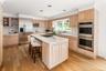 Large chef's kitchen, large center island brand new cooktop