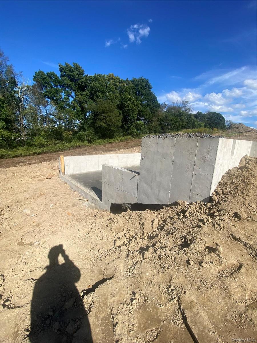 Poured Concrete Foundation Recently Completed