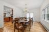 Formal Dinning Room w/ French Doors Out To Backyard