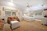 Primary Bedroom With Vaulted Ceiling, Natural Light and Oversized Walk-in Closet