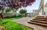 Backyard with paved patio