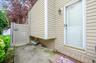 Side entrance to the basement and backyard
