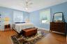 Bedroom one with large closets