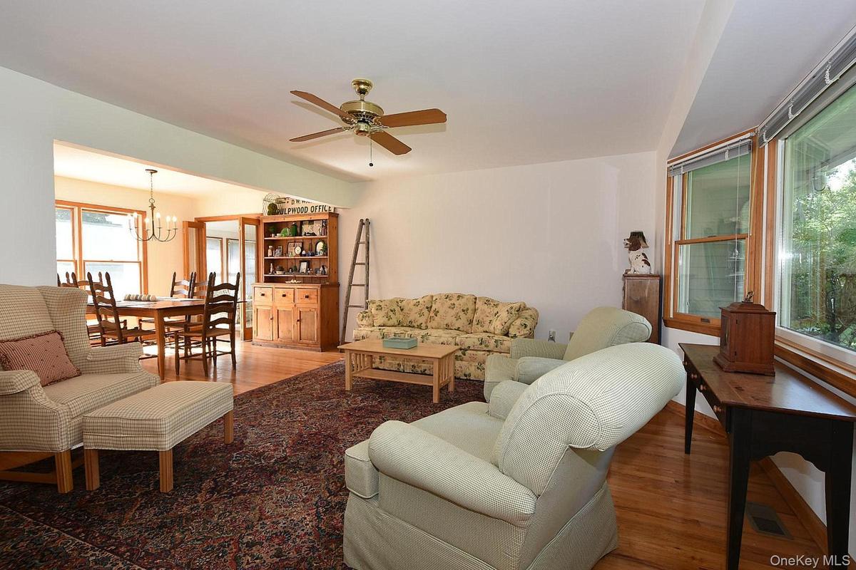Living Room open to Dining Room