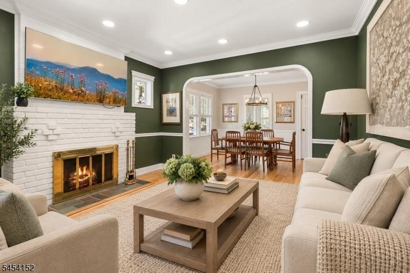 Virtually Staged Living Room