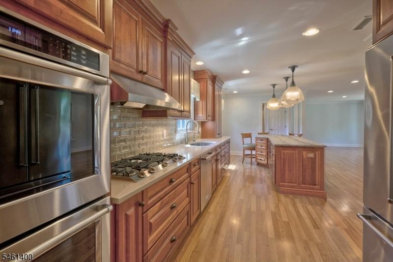 Kitchen with island