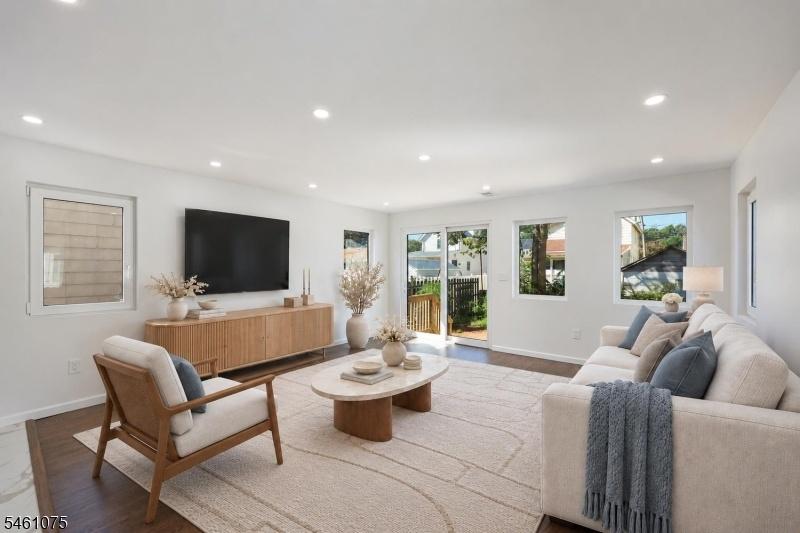 Family Room virtually staged