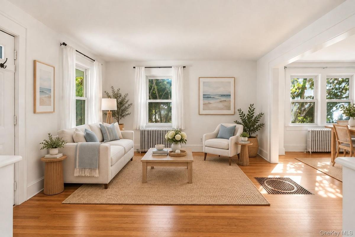 Virtually Staged Living Room