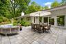 Blue stone patio