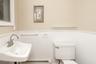 1/2 bath off 1st floor Bedroom