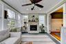 Sun Room Fireplace