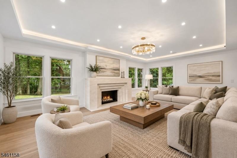 Virtually Staged Living Room