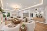 Virtually Staged Living Room