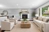 Virtually staged living room