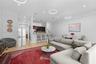 Bright open living area/w Open Gourmet Kitchen.