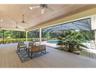 The screened lanai has more than 800 square feet of covered area