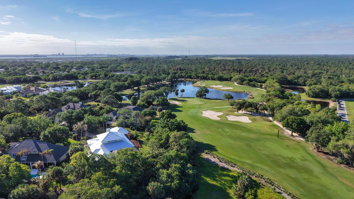 Located on the 3rd hole of the top-rated Indian River Club Golf Course