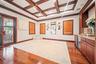 Private Entertainment Lounge with Fireplace and wet bar