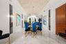 Formal Dining with Barrel Vault ceiling made with custom Mosaic Tile
