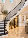 STAIRCASE WITH WINE ROOM - DIGITIALLY ENHANCED