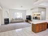 Staged family room