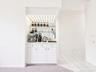 Staged built-in bar
