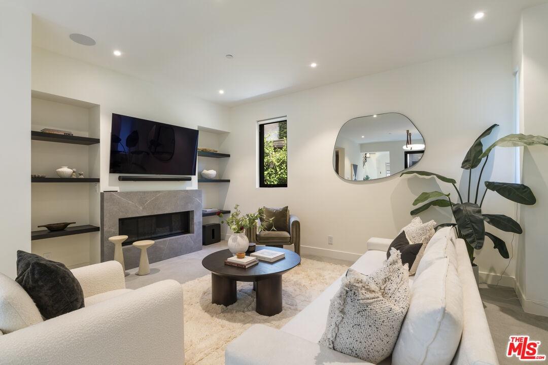 Lovely Living Room with Custom