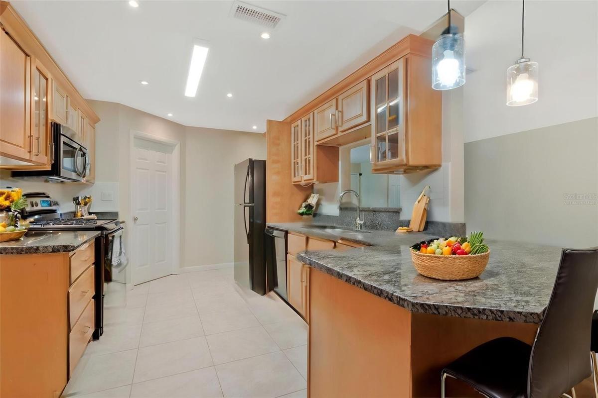 Kitchen Virtually Staged