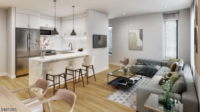 Living Room, Kitchen, Dining