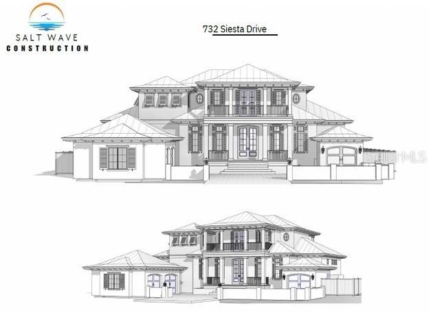 One of four plans that  Salt Wave Construction has that fit on the lot and ready to build quickly once you purchase the lot from the seller.