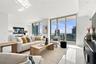 Professionally staged 28-foot great room showcases the exceptional scale and versatility of Residence 2505